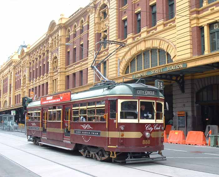 Yarra Trams W class Melbourne City Circle 888